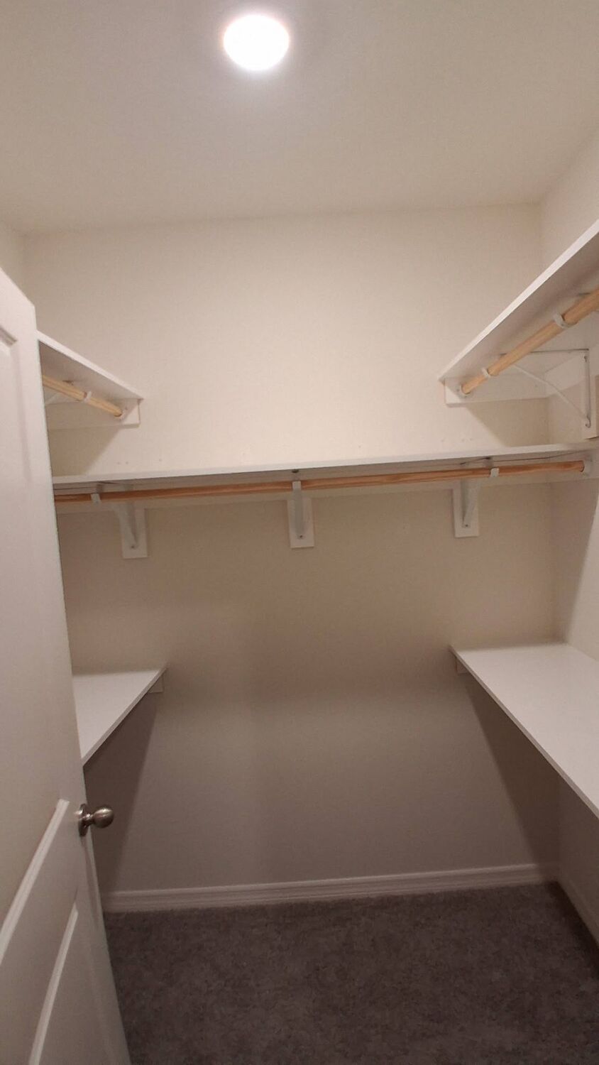 Custom closet organization build