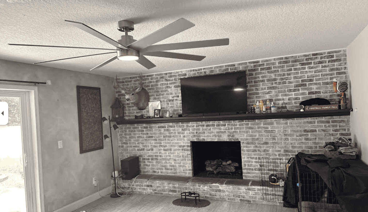 Ceiling fan installed by Dan for customer Glenn Bennett